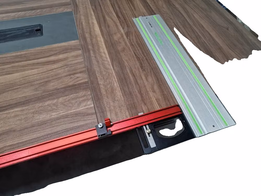 Connettore per guida di prolunga per la lavorazione del legno, lega di alluminio-rame resistente, facile installazione, precisione migliorata