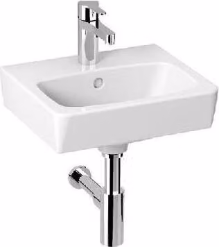 Jika Lyra plus - Lavabo 400x340 mm, con sfioratore, con foro per rubinetto, bianco H8153800001041