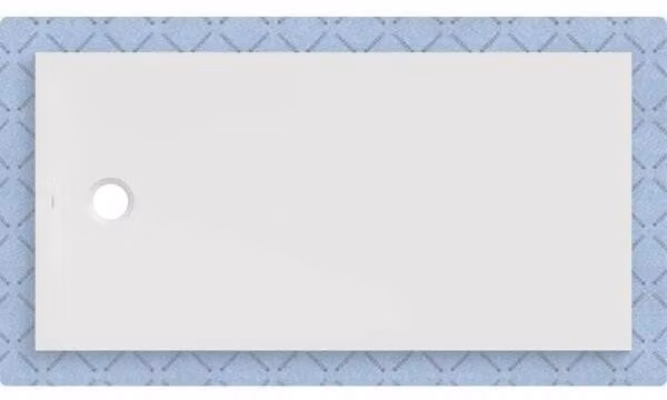 Geberit CleanFloor30 surface de douche, intégrée, avec voile d'étanchéité, 160x80cm, 551.009.00.1, 551.009.00.1