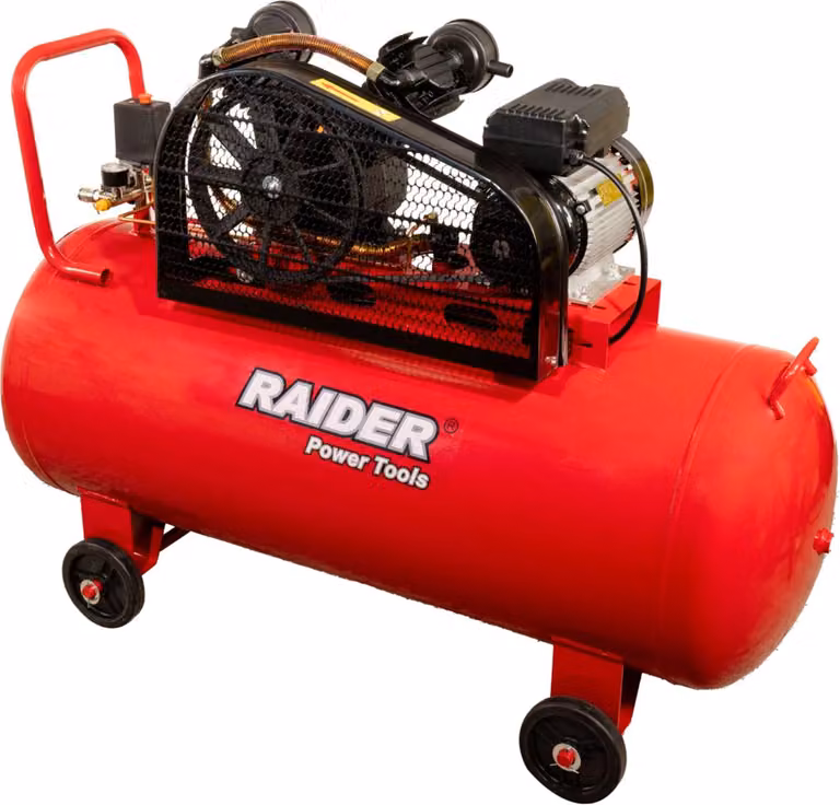 Compressore d'aria portatile per pneumatici 230 V, gonfiatore per pneumatici, 200 litri, 3 HP 250l/min 8 bar, per suv camion, auto bici, palloni, materassi ad, barche gonfiabili, per uso non Raider RD-AC19