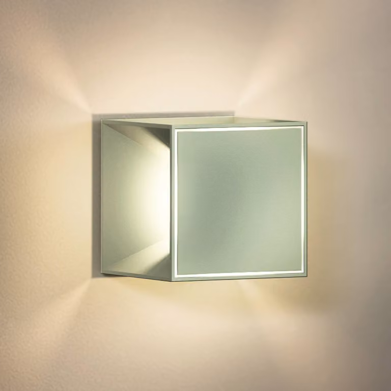 Sigor Nutalis mini lampada da tavolo LED, verde, IP54, dimmerabile mini,, Verde, Soggiorno / Sala da pranzo, Alluminio