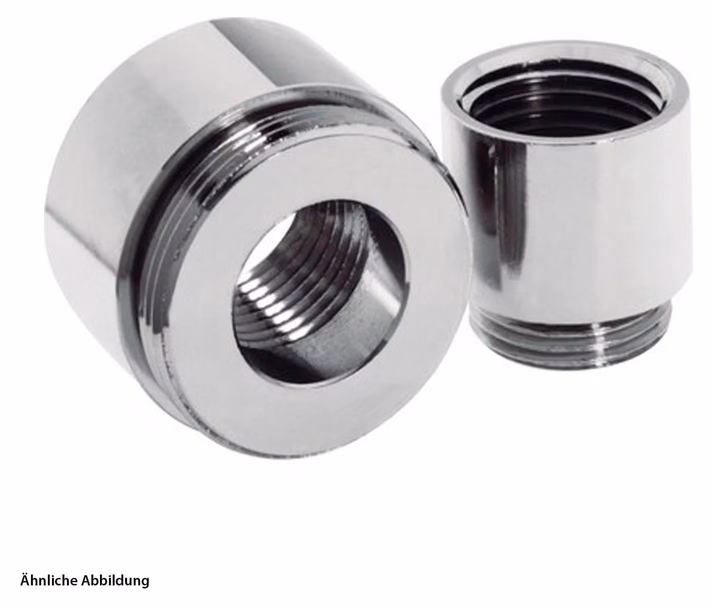 Adattatore Lapp, passaggio filettato da M20x1,5 a 1/2 pollice x 1,814, in ottone (CuZn) nichelato, colore argento - 1 pezzo