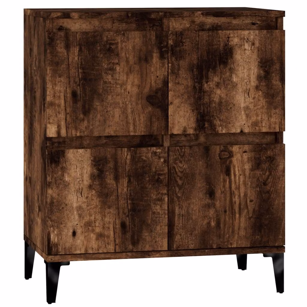 Credenza Rovere Fumo 60x35x70 cm in Legno Multistrato
