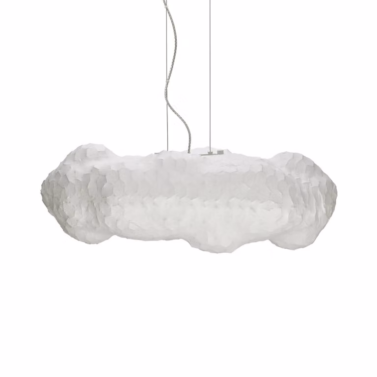 By Rydéns Lampada a sospensione Nuevo, dimmerabile, Bianco / Opale, Soggiorno / Sala da pranzo, Metallo, Lampada a sospensione