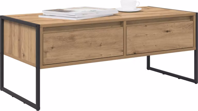 Tavolino da salotto Rovere Artigianale 100 x 46 x 40 cm