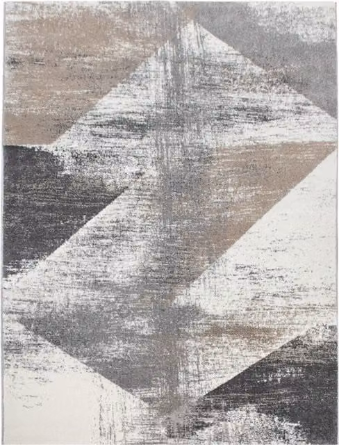 Tappeto moderno Merano grigio L: 150 cm, P: 80 cm
