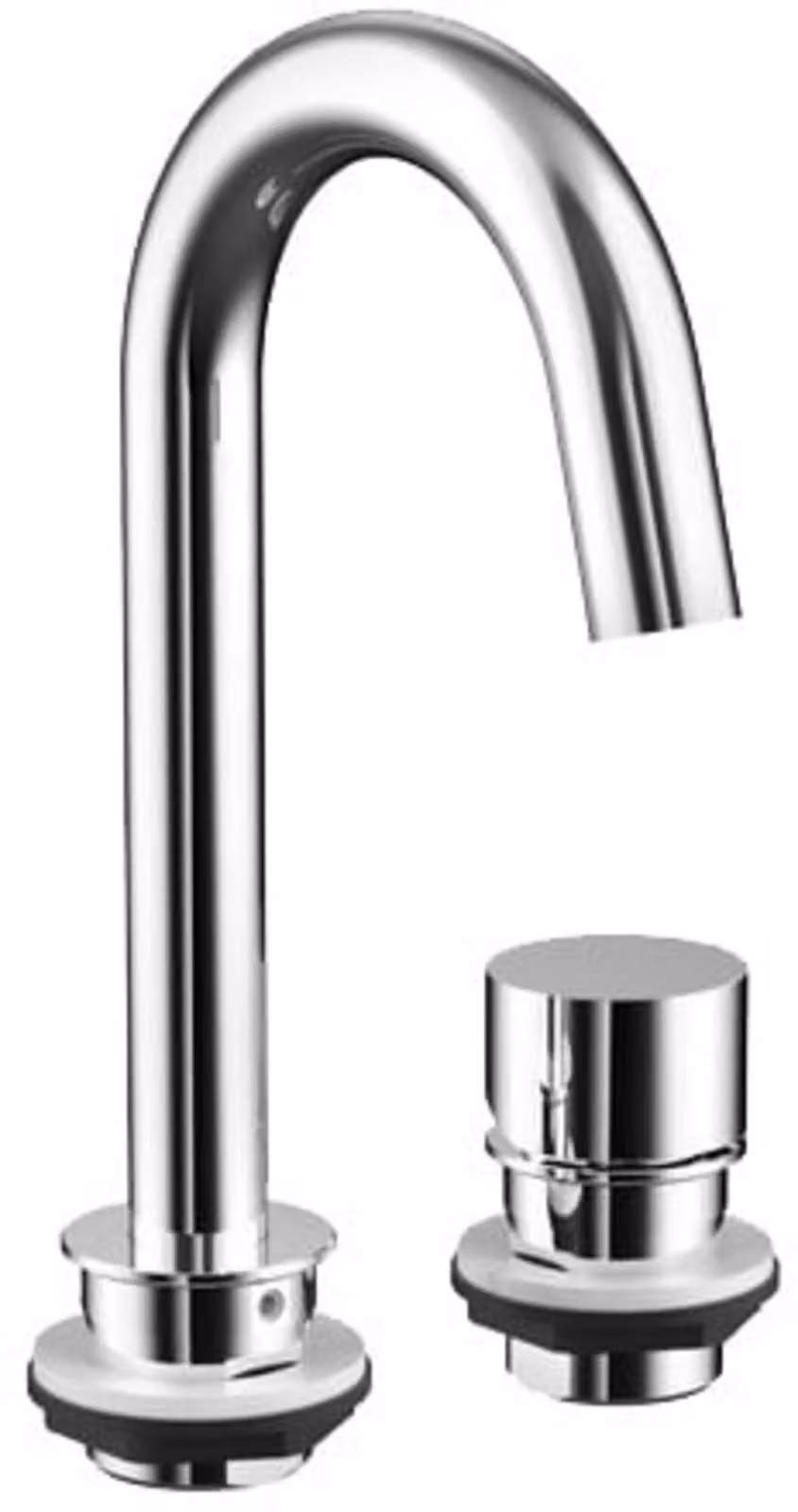 emco evo, batterie de lavabo, 2 trous, saillie 120mm, sans garniture découlement, 958300103, 958300103