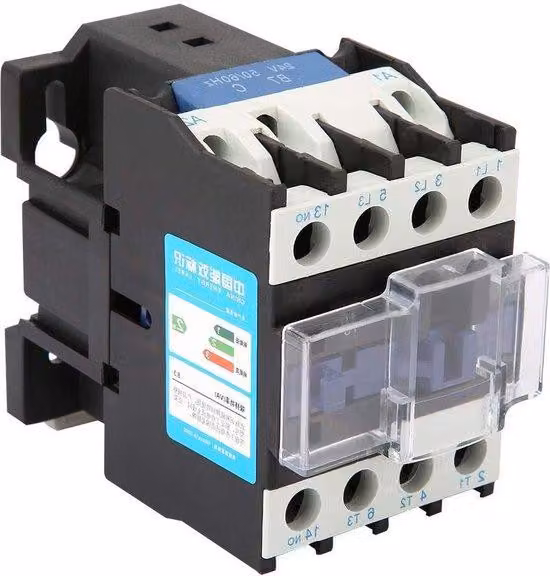 Contatto elettrico industriale per montaggio su guida 25 A (24 V CC)