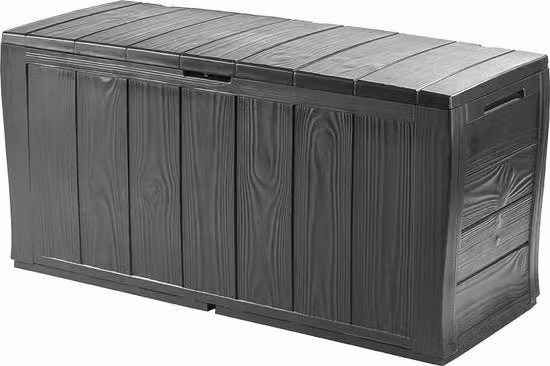 Cassetto di archiviazione in legno a finitura grafite 270L