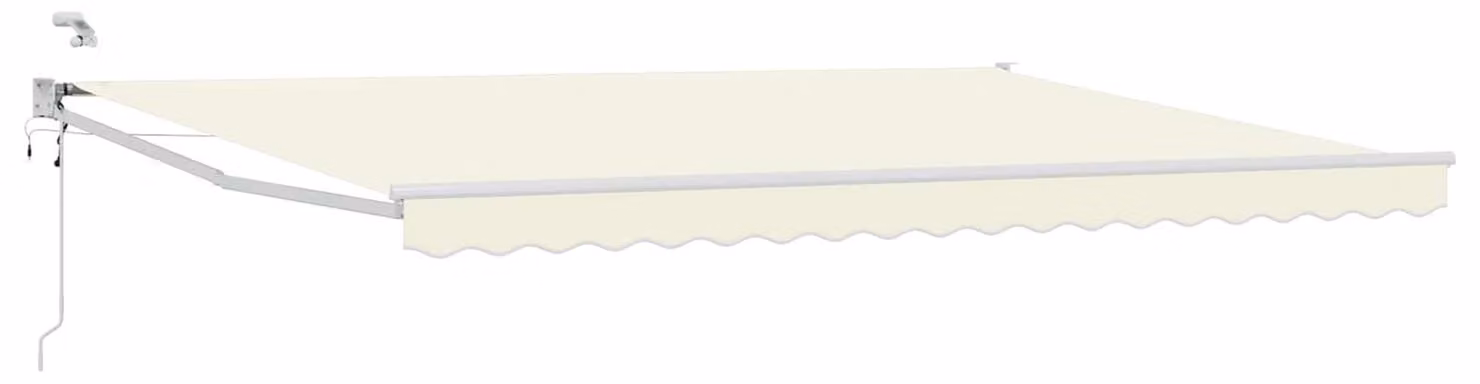 Tettuccio Elettrico Retrattile Crema 4,5 × 3 m