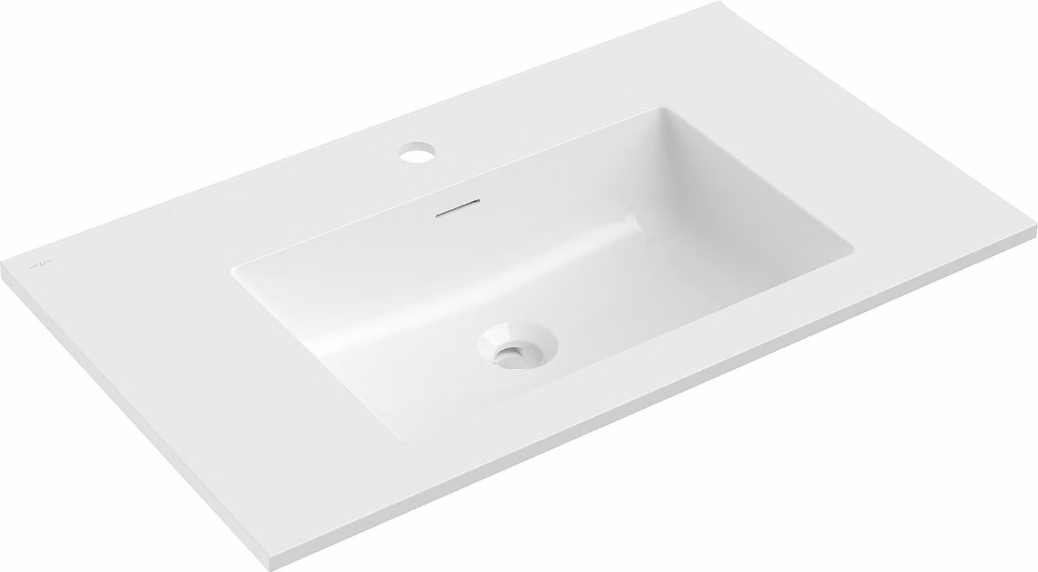 Mexen Otis lavello incassato nel piano 81 x 46,5 cm, bianco lucido - 25188000