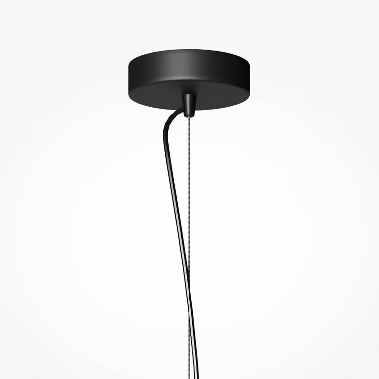 Maytoni Lampada a sospensione BASIC TEXTURE, dimmerabile, Nero, Soggiorno / Sala da pranzo, Pietra, Moderno, Lampada a sospensione