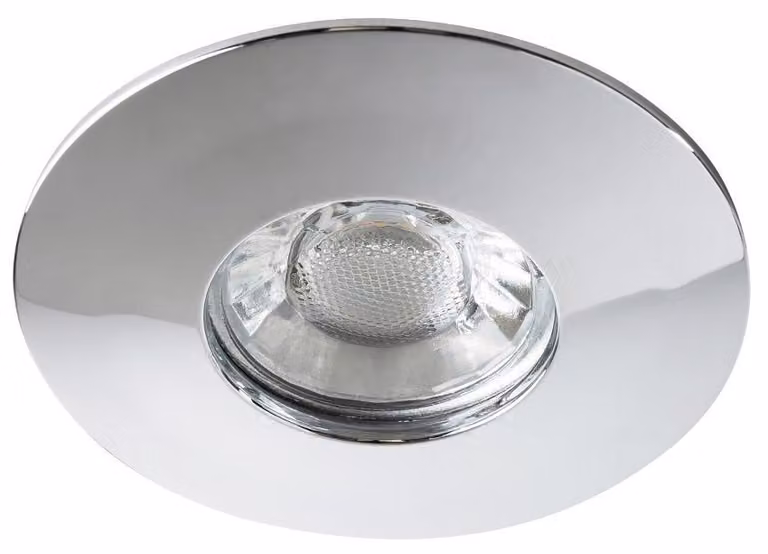 Rabalux 1072 faretto da soffitto Randy, 4W, 3000K, 350lm, argento, rotondo, bianco caldo, moderno, ø80mm