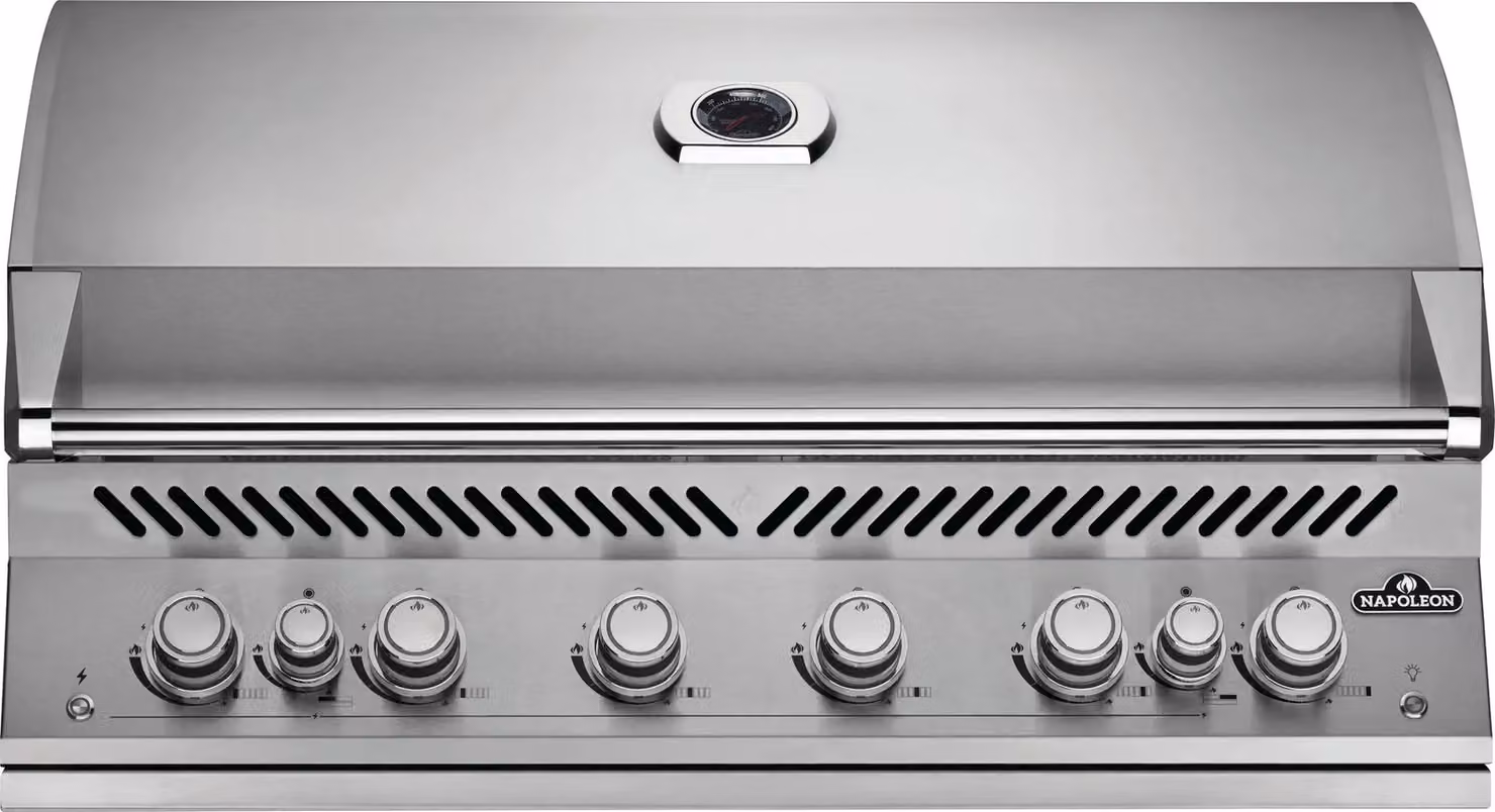 Barbecue a gas GPL da incasso Big44 Napoleon con girarrosto incluso