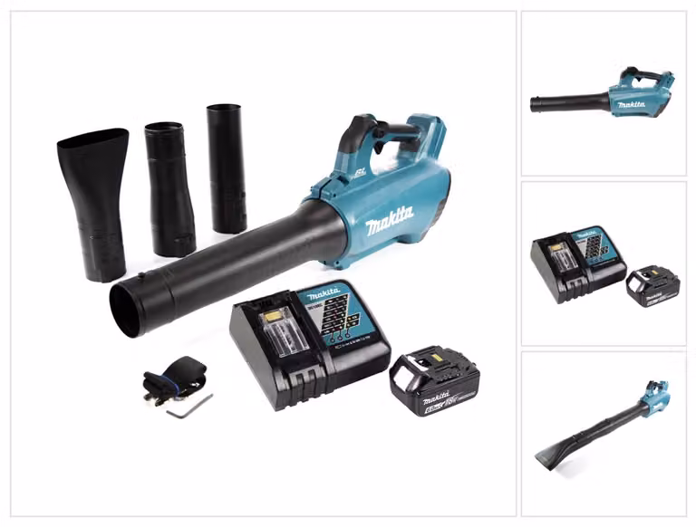 Soffiatore a batteria Makita DUB 184 RG1 18 V brushless + 1x batteria ricaricabile 6,0 Ah + caricabatterie