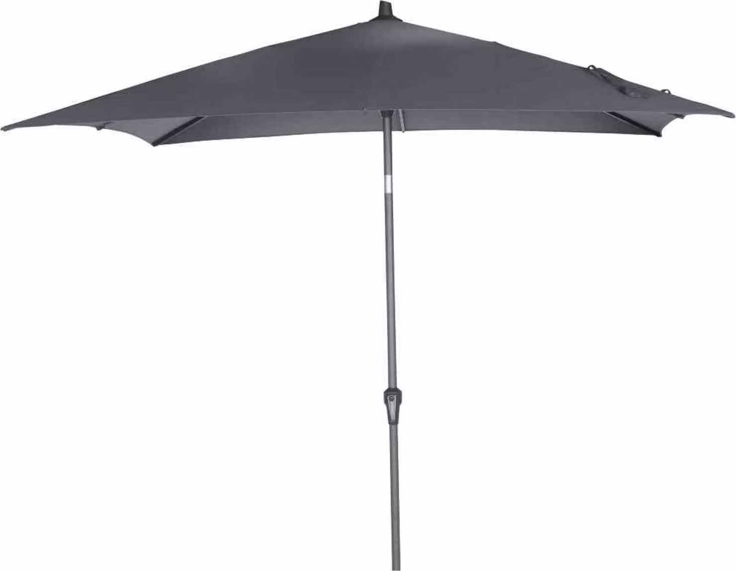 SIENA GARDEN Ombrellone a palo centrale Avio antracite/oliva 250x250cm