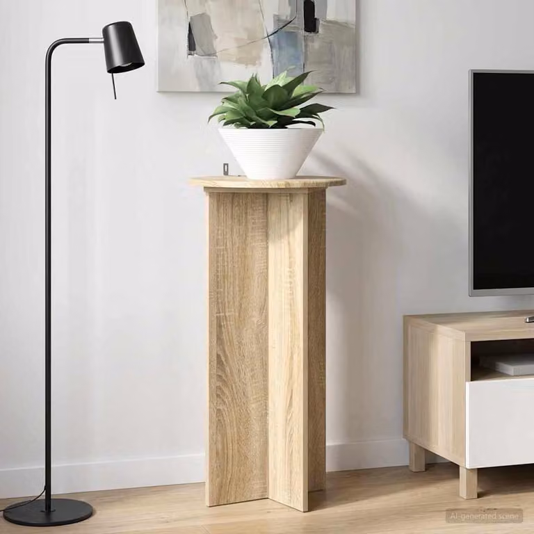 Set di 2 supporti per piante vidaXL in legno marrone, L/P/H: 40 x 40 x 80 cm