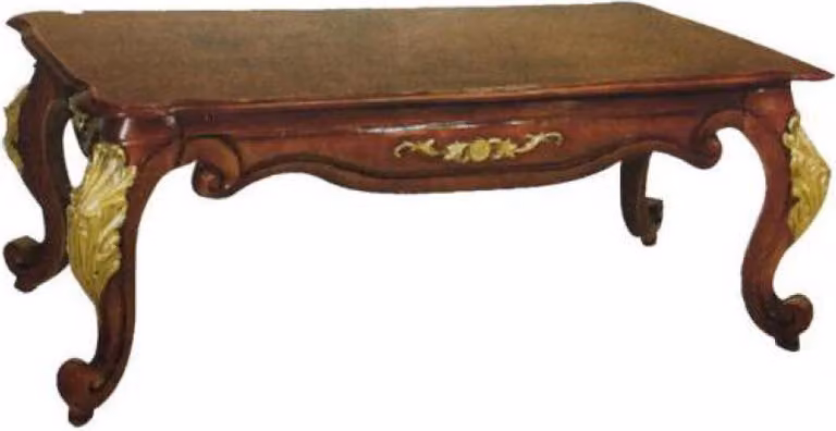 Barock Rokoko Extra Klasse Couchtisch Holz Tisch Beistell Sofa Couch Tische