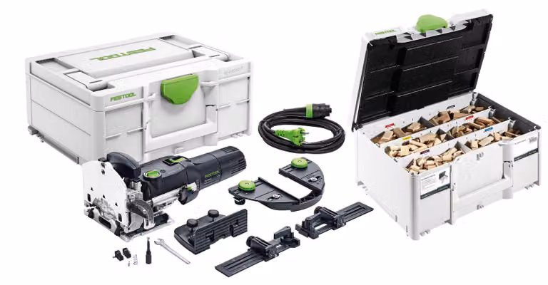 Promozione Festool: Set DF 500 Q DOMINO per fresatura di tasselli | 576420A