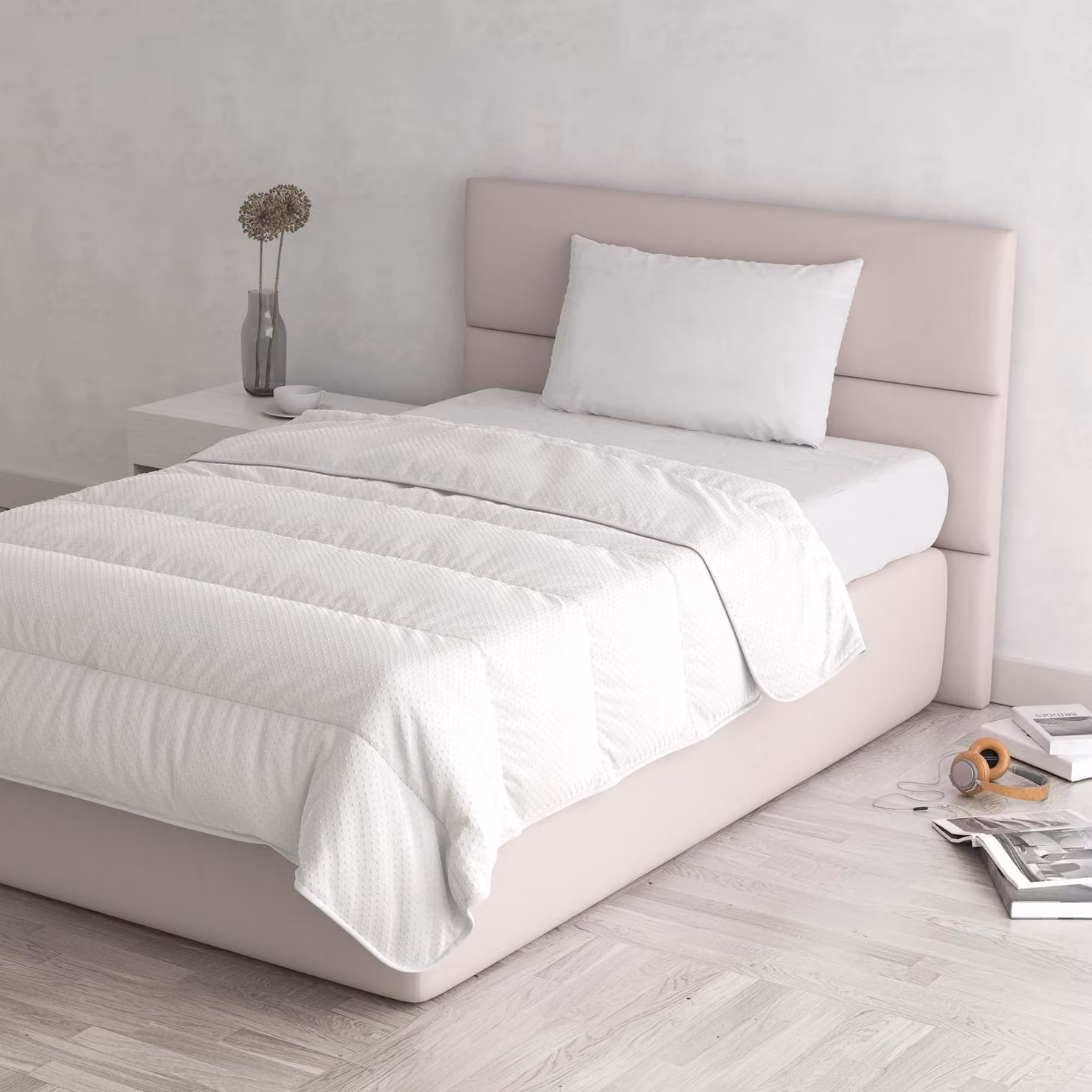 Copertura estiva per letto in microfibra, 200x200 cm
