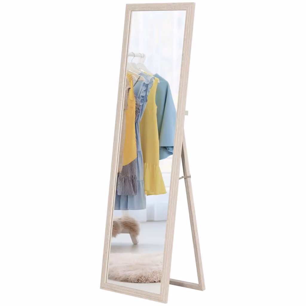 Specchio da parete rettangolare XYLO con cornice bianca L: 160 cm, H: 50 cm – 2