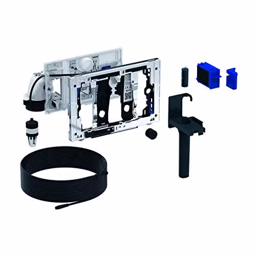 Geberit DuoFresh 115050211 - Modulo di scarico WC con azionamento automatico, cromato lucido