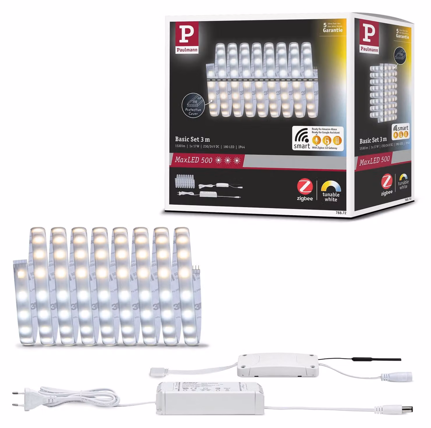 Paulmann MaxLED 500 Striscia LED bianca sintonizzabile Basisset