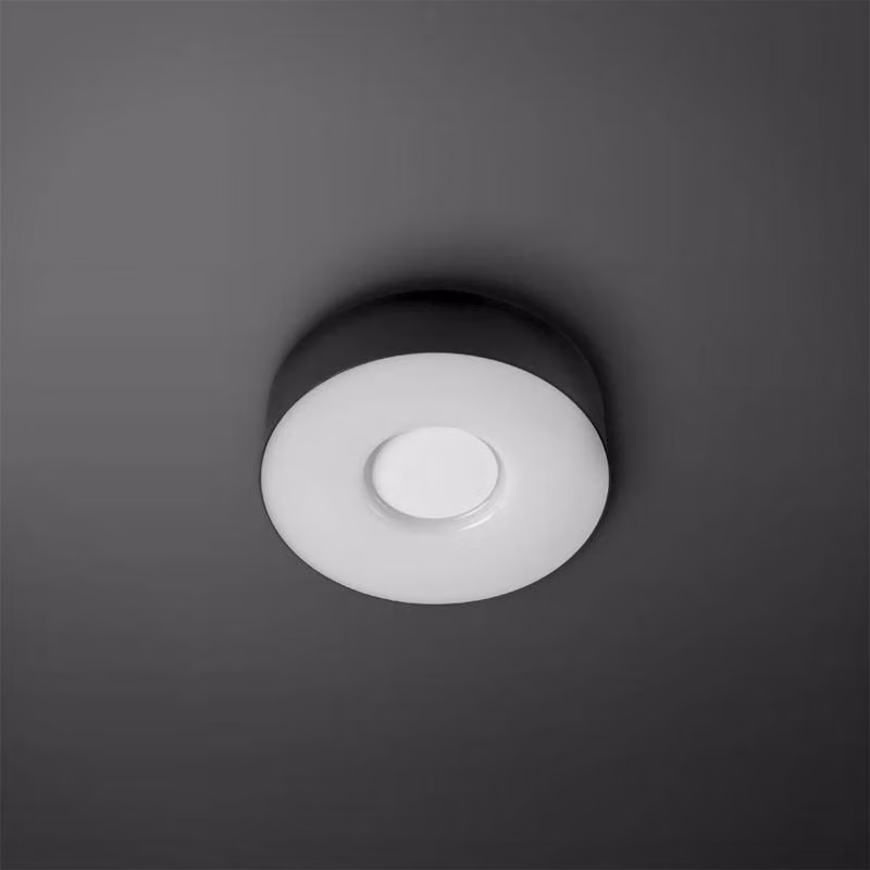 Plafoniera LED colorata LUCIS Elios, variante: Ø 120 x 63 mm, 6,9 W, 3000K, bianco