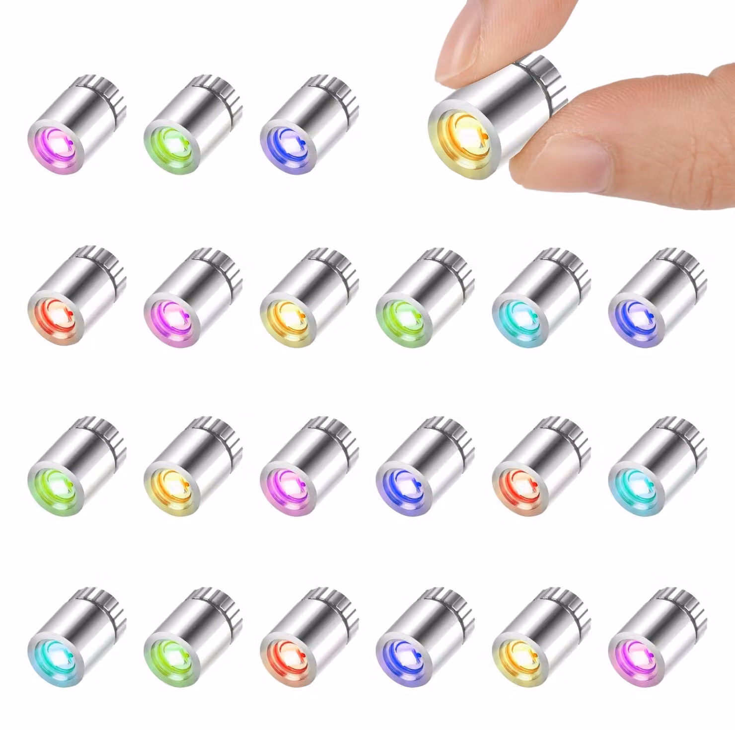 22 mini luci a LED, ideali per progetti di bricolage, accessori per case delle bambole, dimensioni 1,5 cm