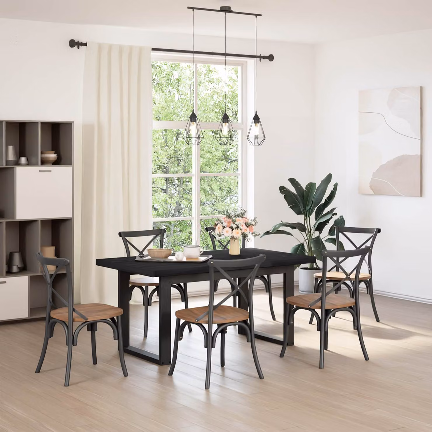 vidaXL Tavolo da pranzo NOAIN in legno massello di pino, rettangolare, nero, L: 160 cm
