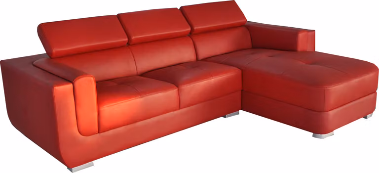 Design Leder Polster Sitz Ecke Leder Eck Landschaft Zimmer Wohn Sofa mit USB
