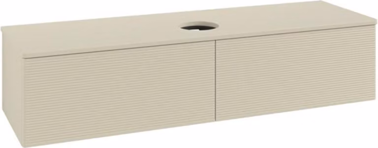 V&B Mobiletto con struttura frontale - illuminazione Antao 160x50cm, WBP colore Lac, si Gr m laccato