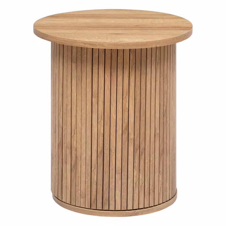 Tavolino rotondo a rocchetto COLVA, Ø 45 cm