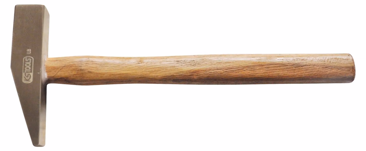 KS Tools BRONZEplus martello da muratore 1000 g, con manico in hickory