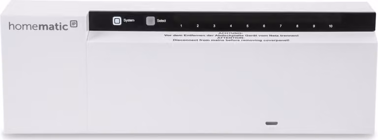 Attuatore per riscaldamento a pavimento Homematic IP - 10 ingressi, 230V | HmIP-FAL230-C10