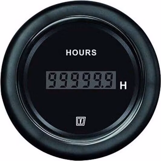 Contaore Vetus 12-24v Nero 52 mm Nero 52 mm