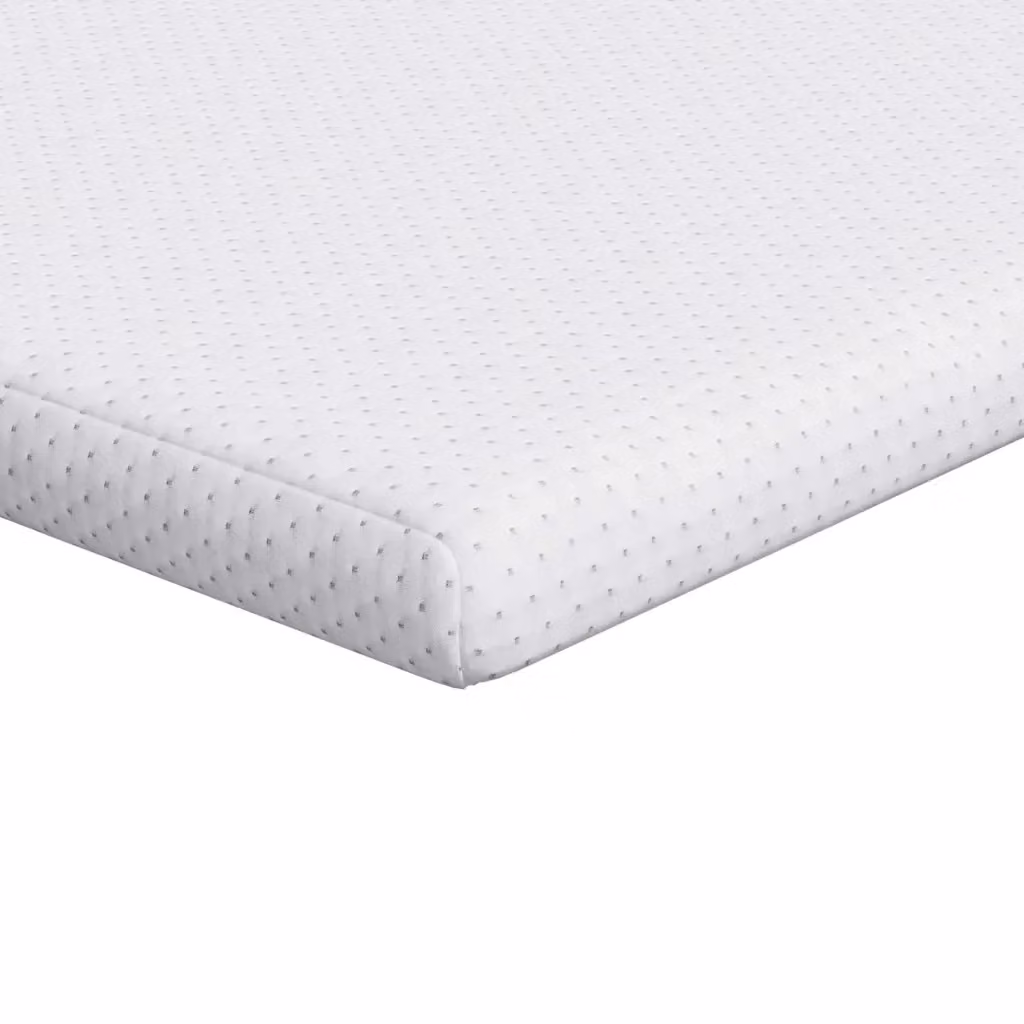 Topper per materasso vidaXL in tessuto Jacquard bianco L/P/H: 200 x 140 cm
