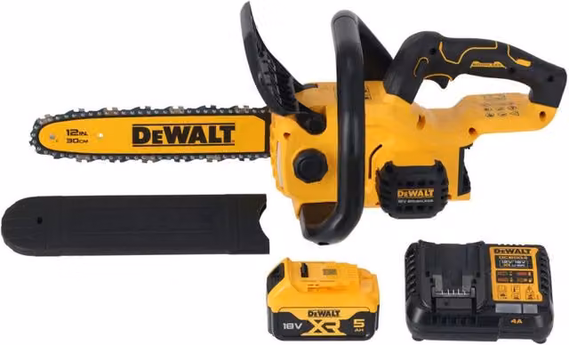 Motosega a batteria DEWALT DCM565P1-QW 18V Brushless batteria 5.0Ahbarra 30 cm