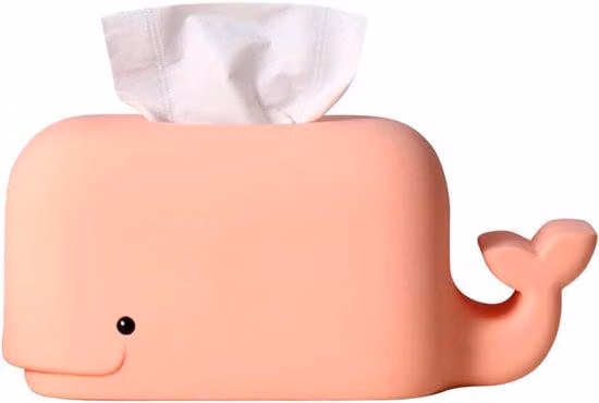 Scatola in tessuto ombreggiata con organizer in silicone per riporre la carta e gli oggetti decorativi