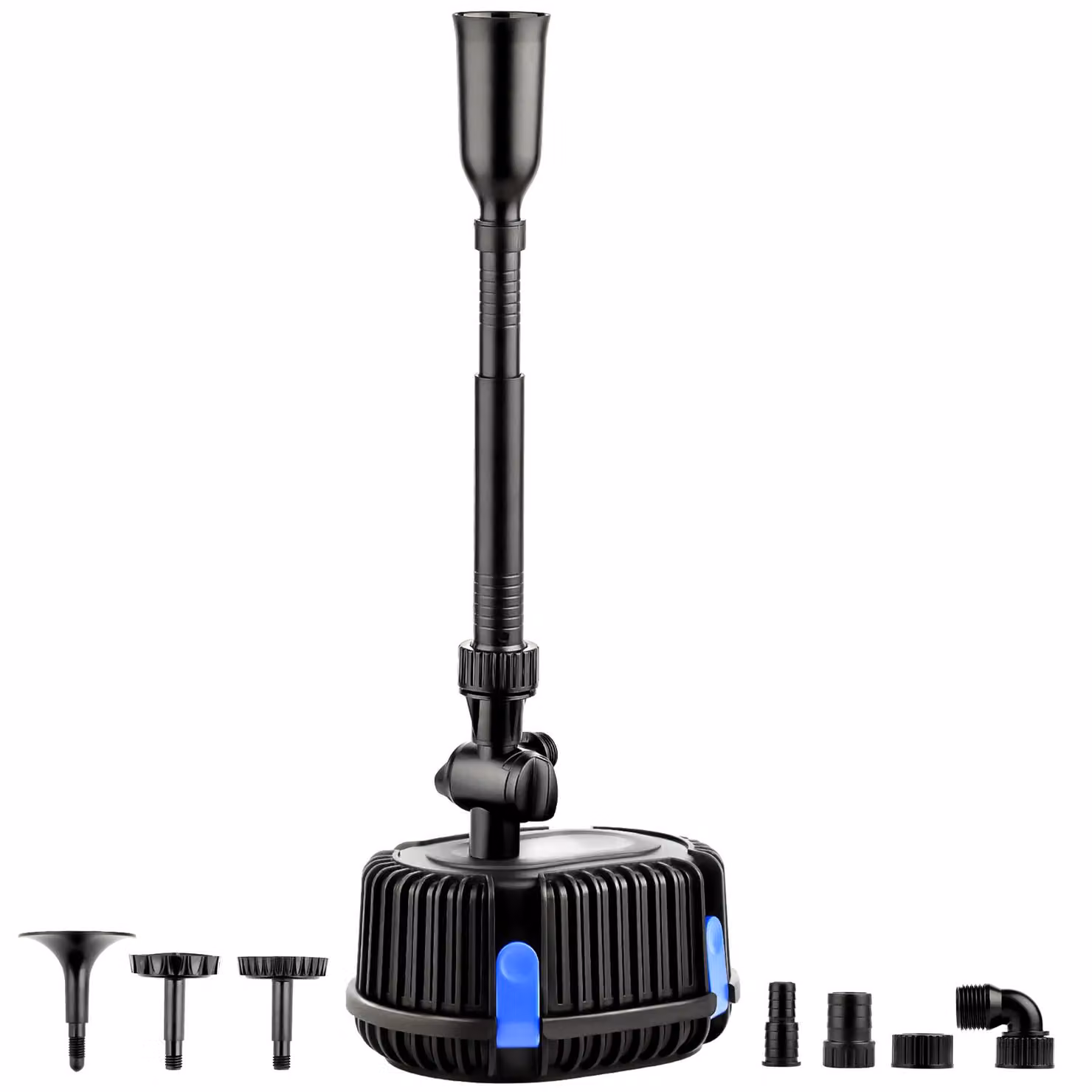 Pompa per fontane MIAJARD, per uso esterno, portata 2500 L/h, pompa per stagni, pompa per giochi d'acqua, ideale per giardini, stagni e fontane, 45W