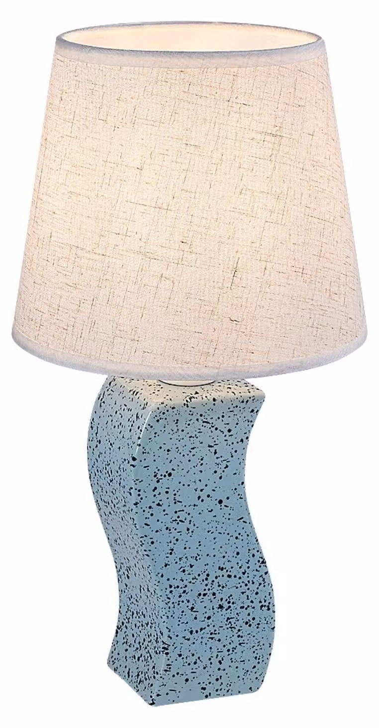 Rabalux 74074 Lampada da tavolo Dayami blu Vetroceramica E14