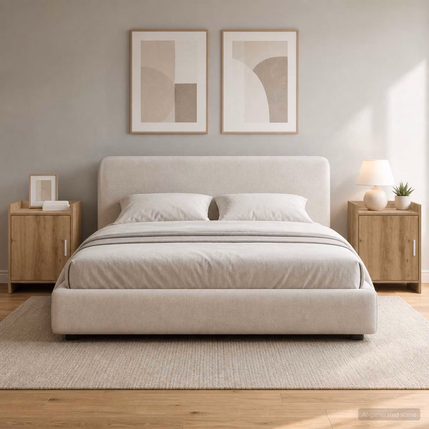 Set di 2 comodini vidaXL in stile moderno color rovere, L/P/H: 40 x 30 x 60 cm