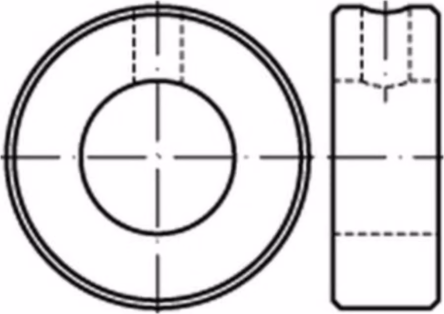 Set di collari Reyher DIN 705 acciaio B 10 007050020100000 (25 pezzi)