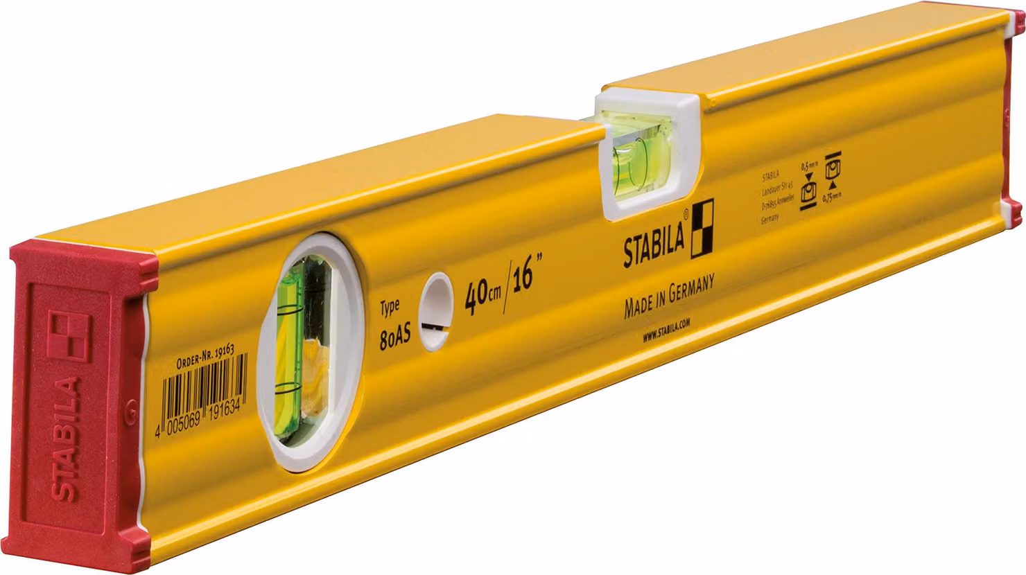 Livella a bolla LM 80AS 40 cm Stabila | 4005069191634