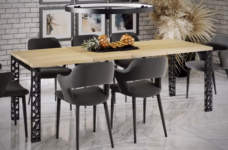 Tavolo pieghevole MATIO 80(170)x80 rovere natura