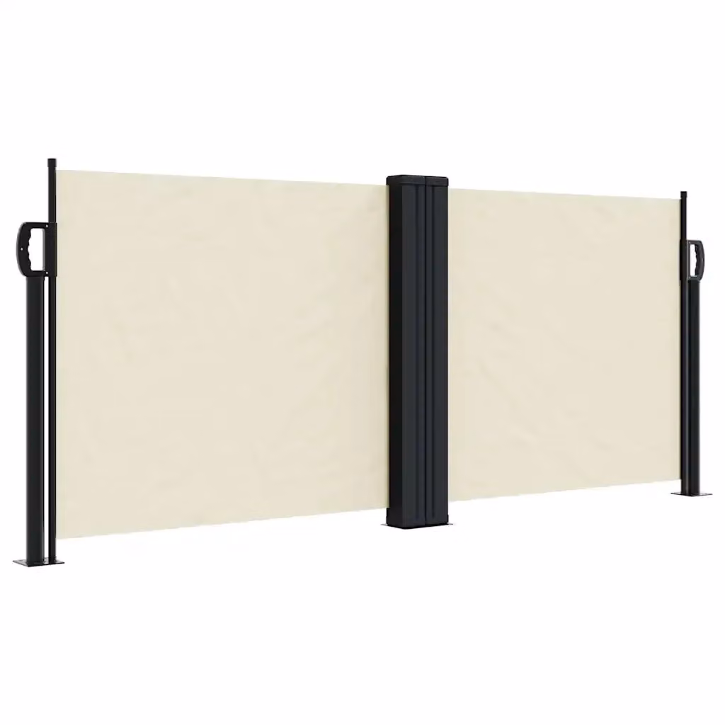 Tenda da sole laterale retrattile Videx in poliestere beige con struttura in acciaio L: 600 cm, H: 100 cm – 2