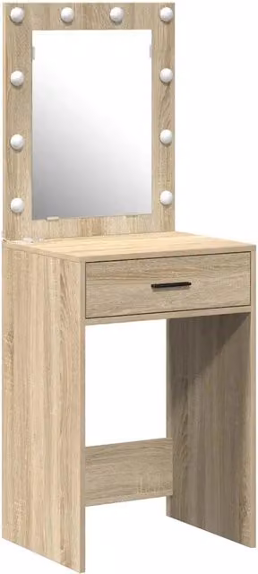 Toeletta | Tavolo da Trucco con cassetto Rovere Sonoma 50 x 41 x 135 cm