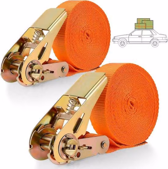 Cinghie di sollevamento in poliestere ad alta resistenza, 12x2,5 cm - capacità di carico 800 kg - ideali per il trasporto e i traslochi