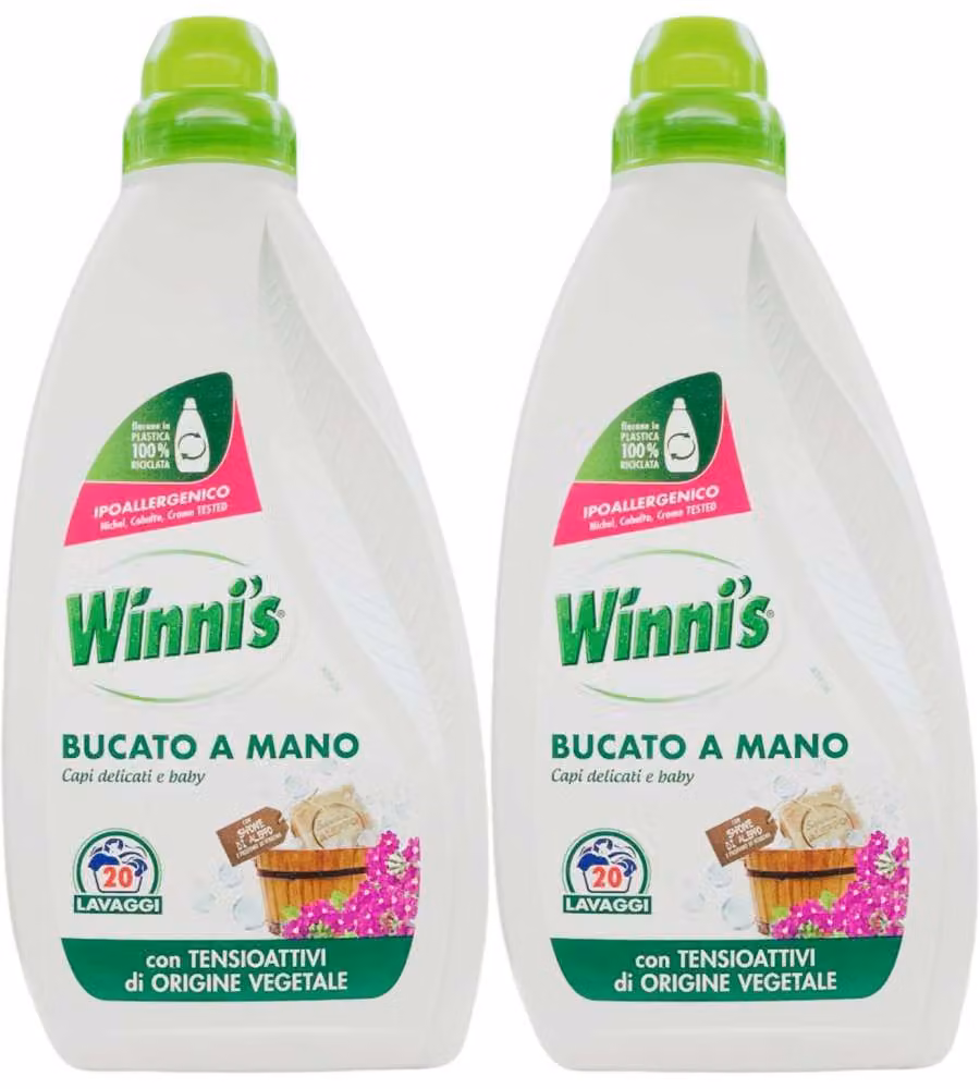 Winni's Detergente Bucato Mano 750ml Fragranza Verbena Ipoallergenico