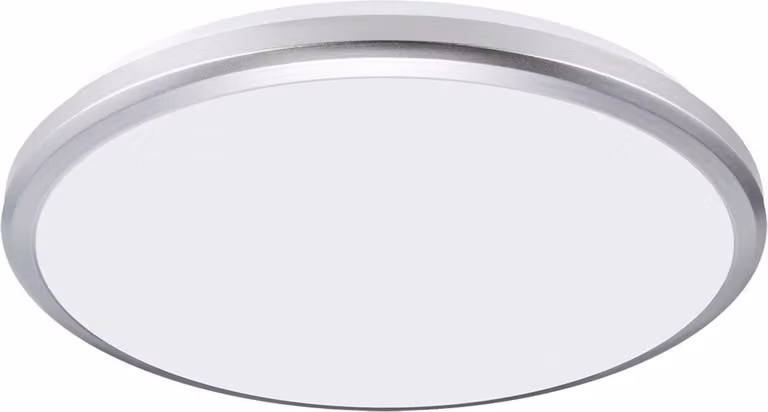 Luce per esterni LED D: 26,5 cm IP54 in bianco argento rotondo bianco neutro 4200 K 1980 lm